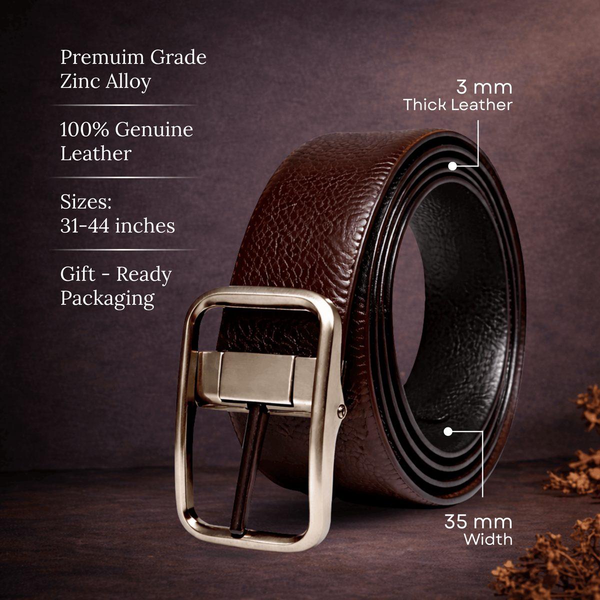 Coreva Reversible Leather Belt — view 3