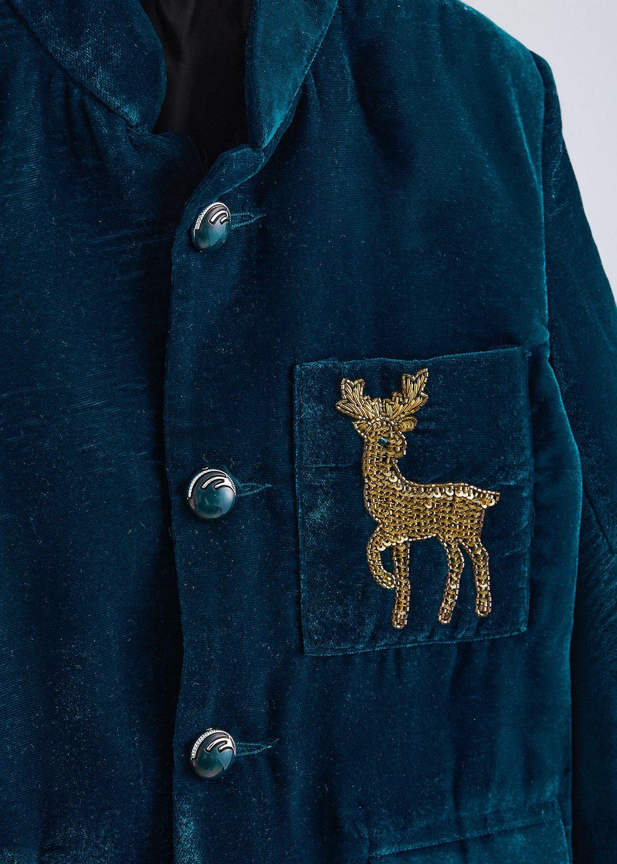 Deer Embellished Coat & Pant — view 3