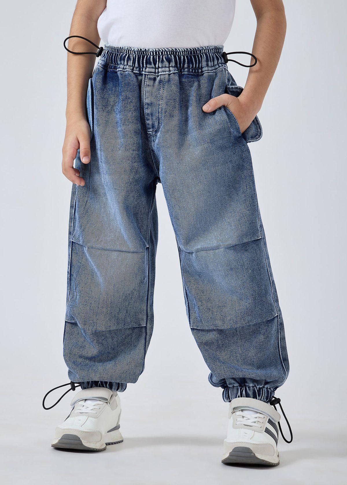 Patch Pocket Denim Jeans