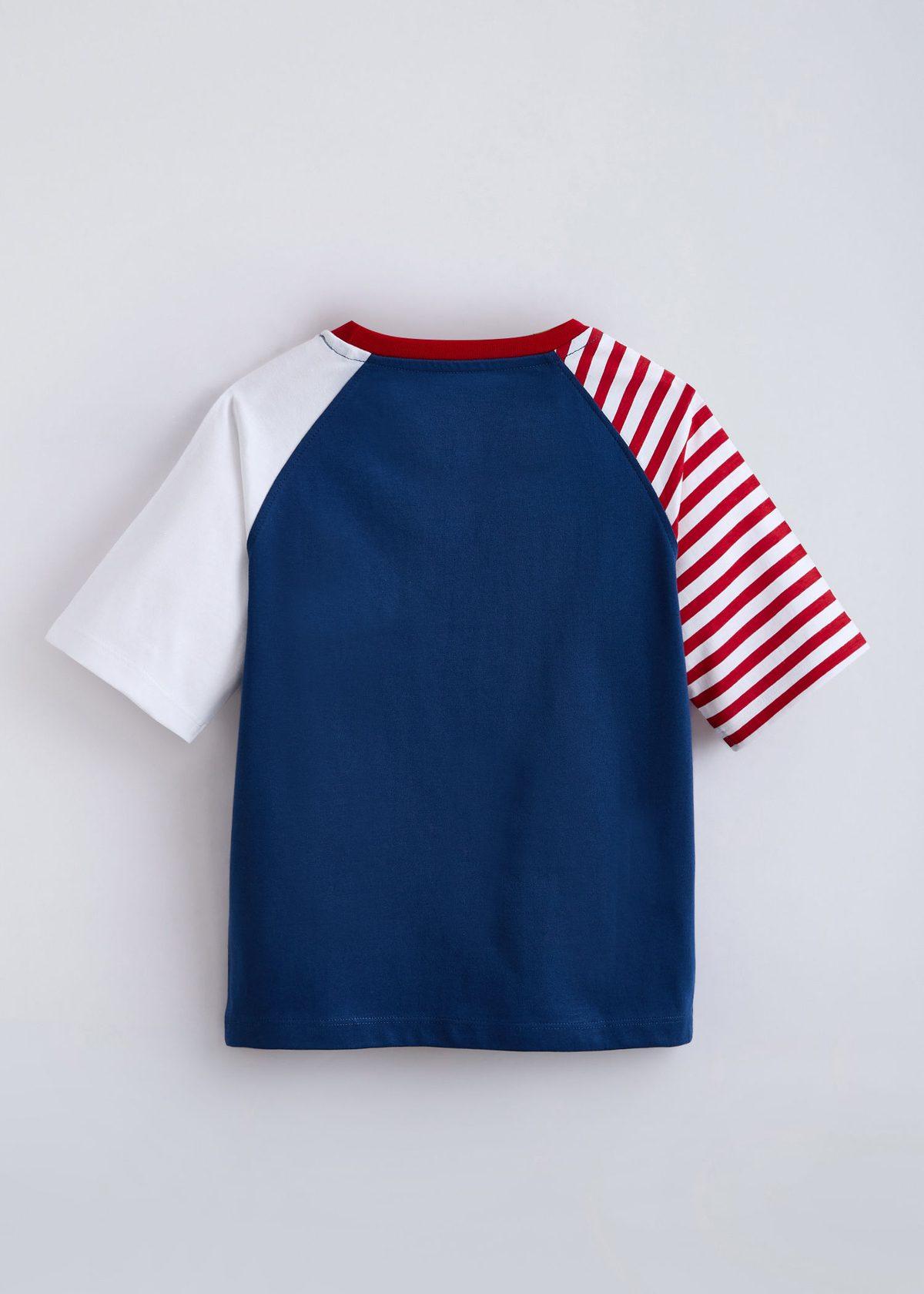 Teddy Applique Striped T-shirt — view 3