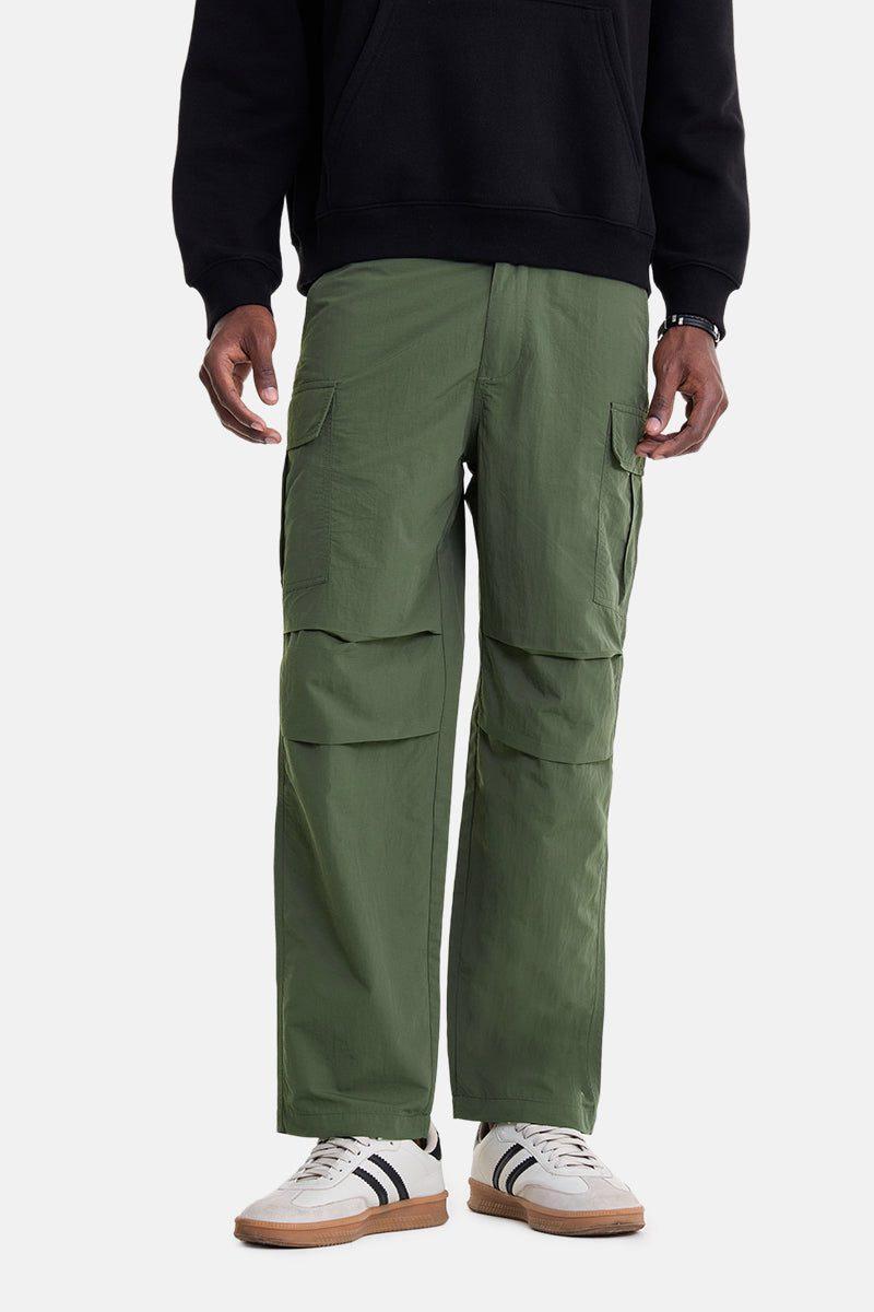 Baggy Cargo Pants - Olive