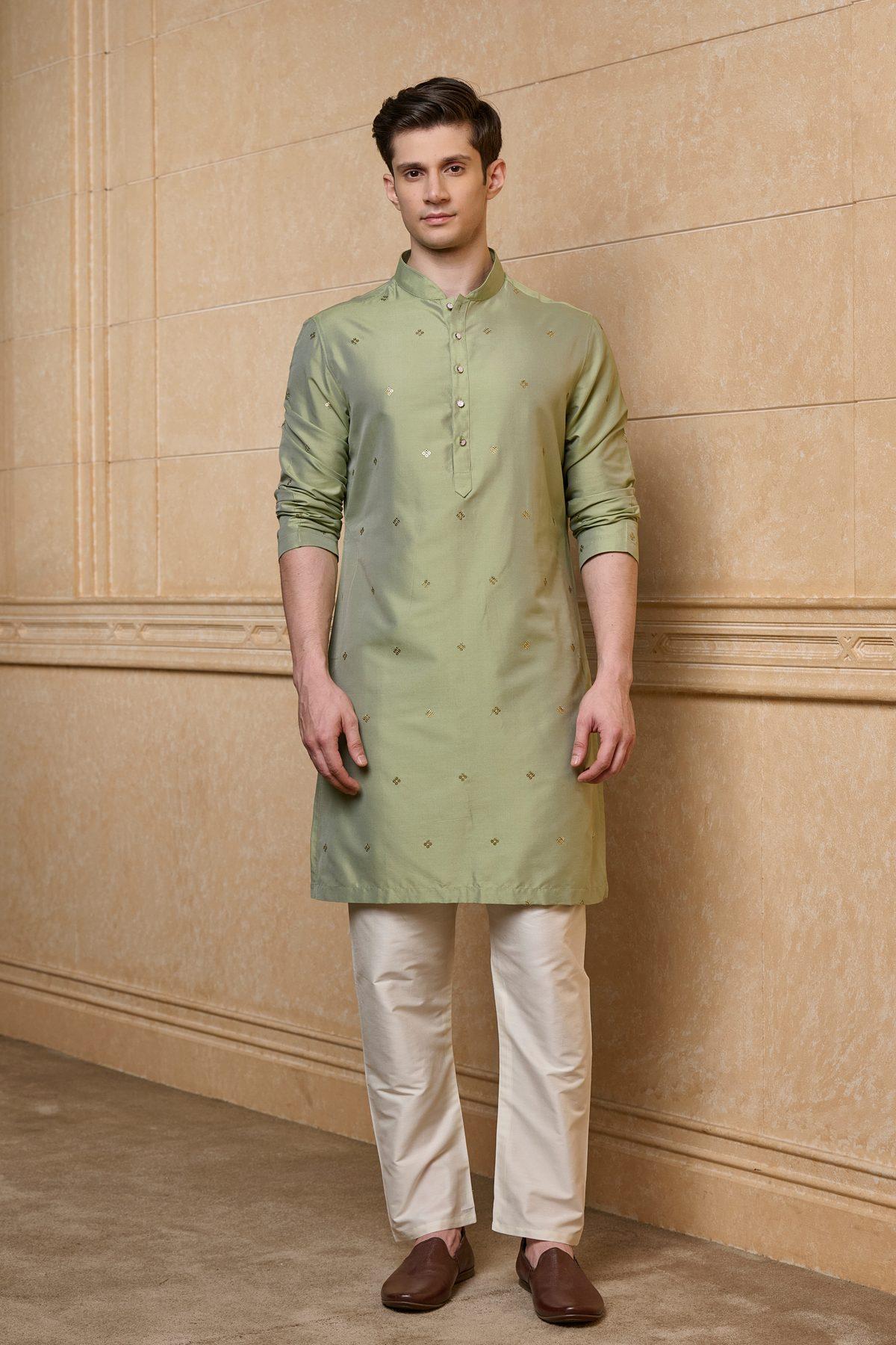 Mint Green Kurta Set — view 3