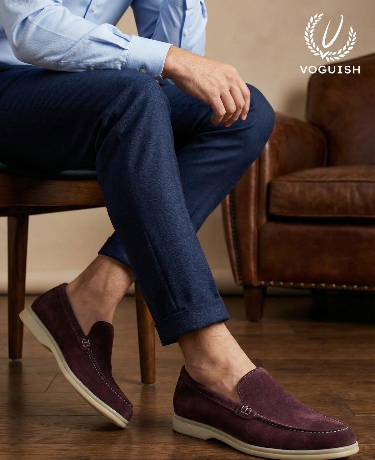 Penny Loafer - Cherry Suede — view 3