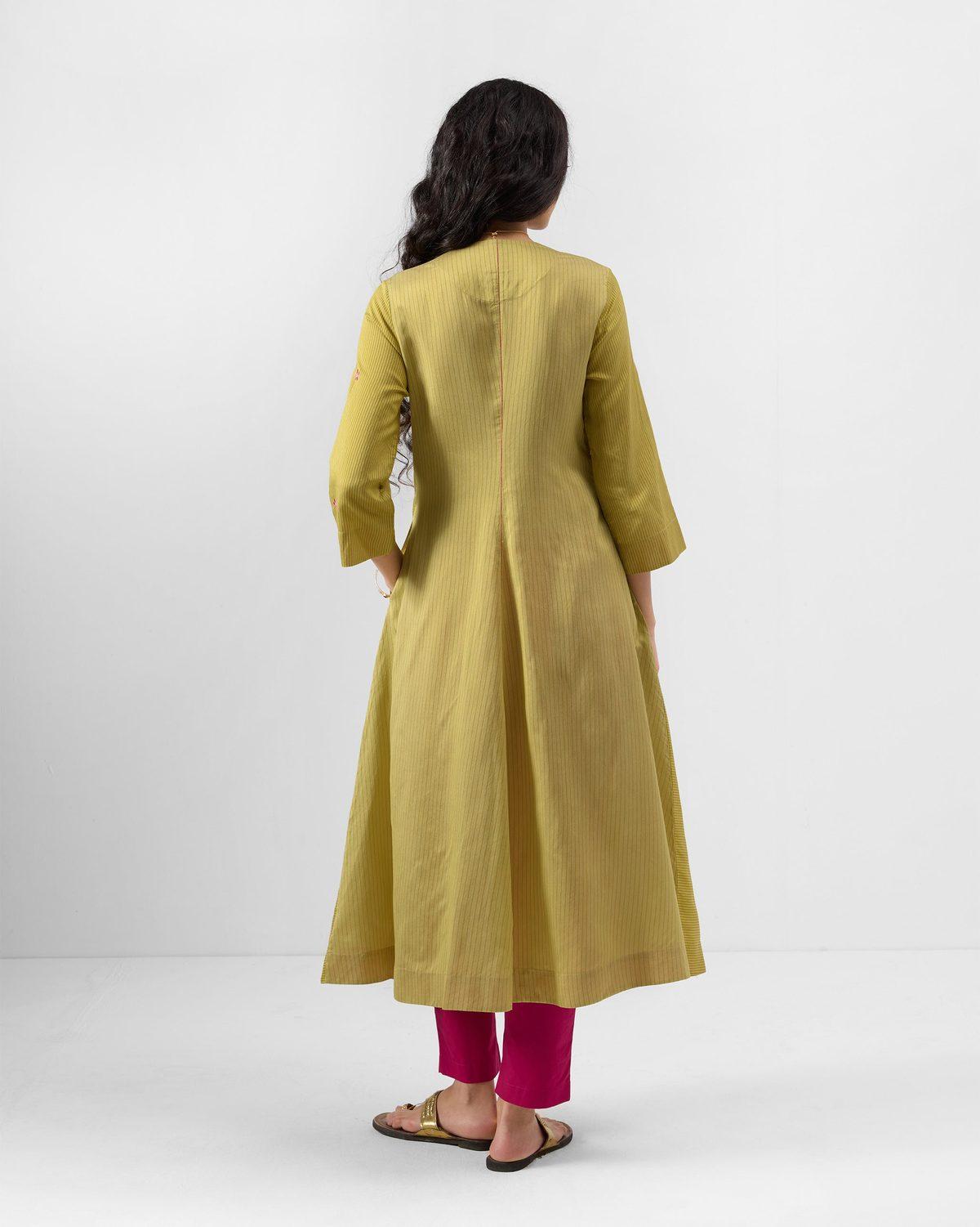 Murud Flared Kurta - Silk Blend — view 3