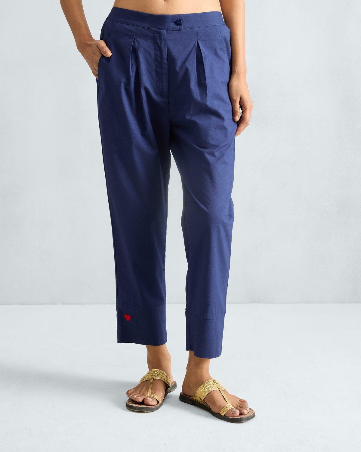 Narrow Pants - Ink Blue
