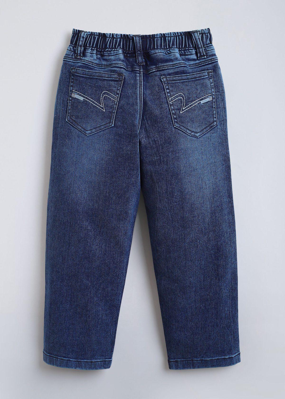 Embroidered Denim Jeans — view 3