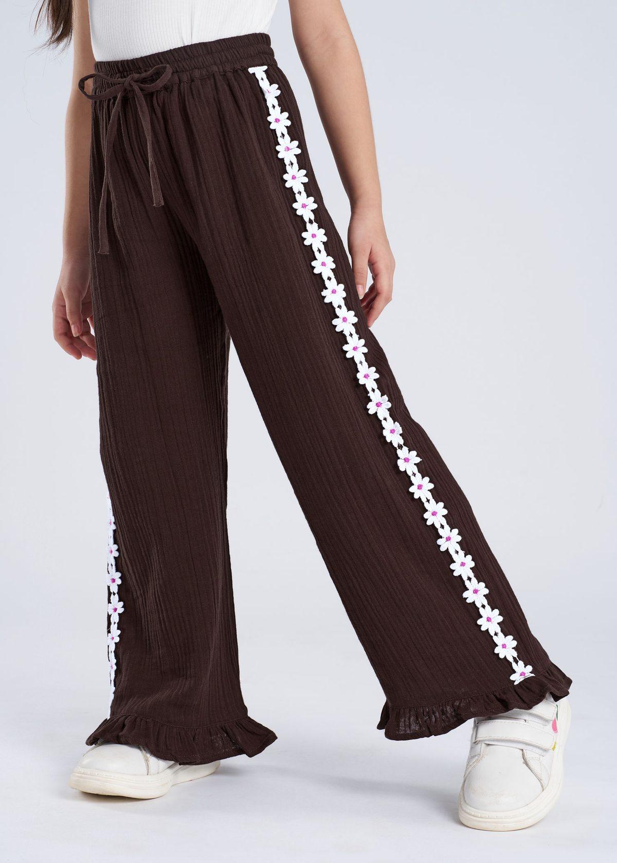 Floral Tape Pants