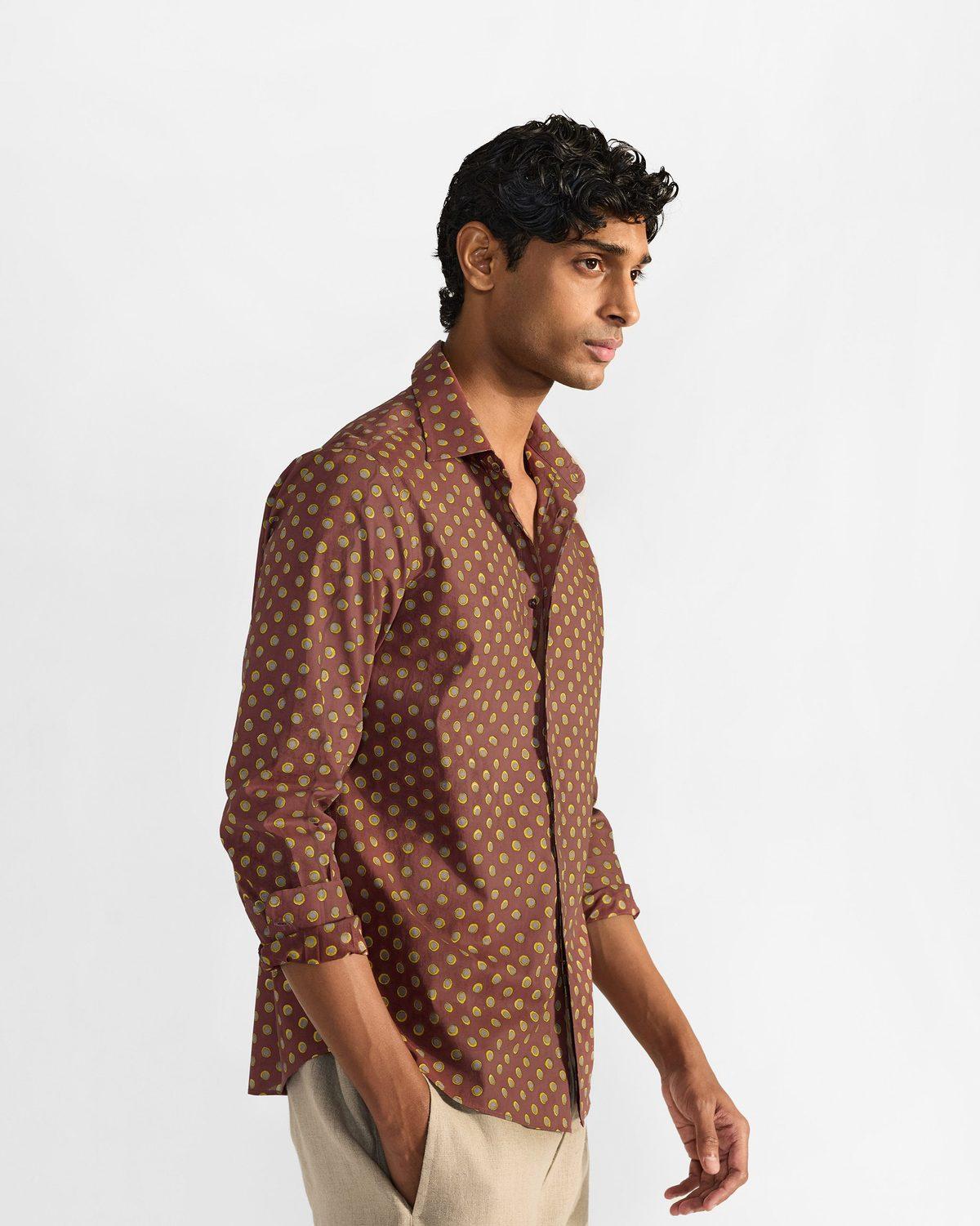 Pipit Shirt - Brown — view 3