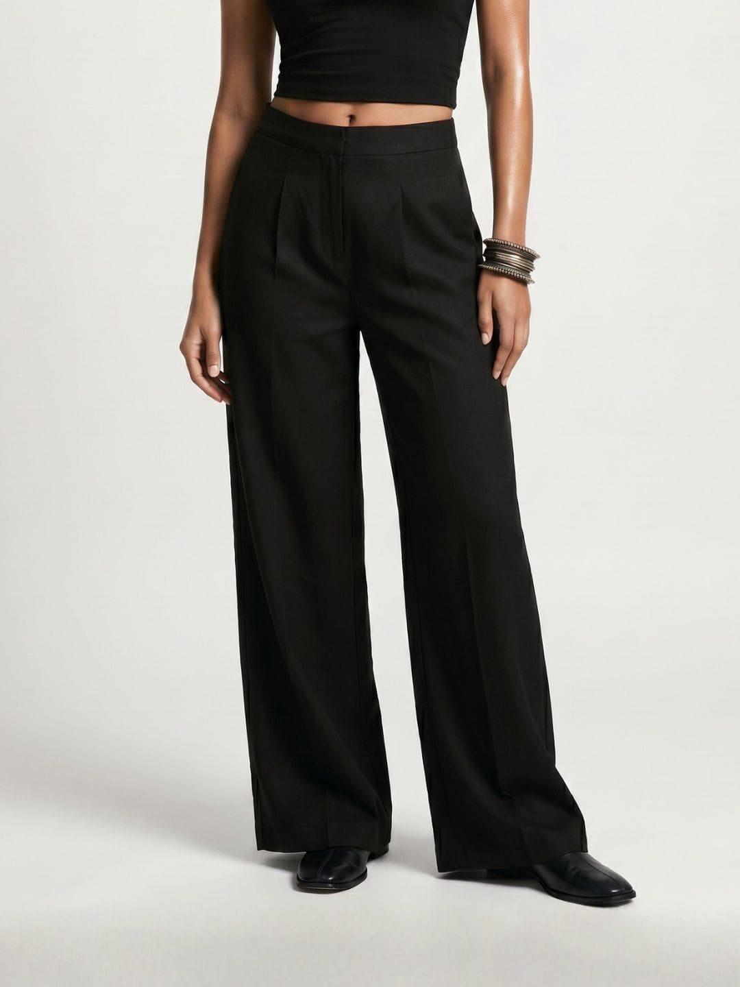 Black Loose Fitting Pants