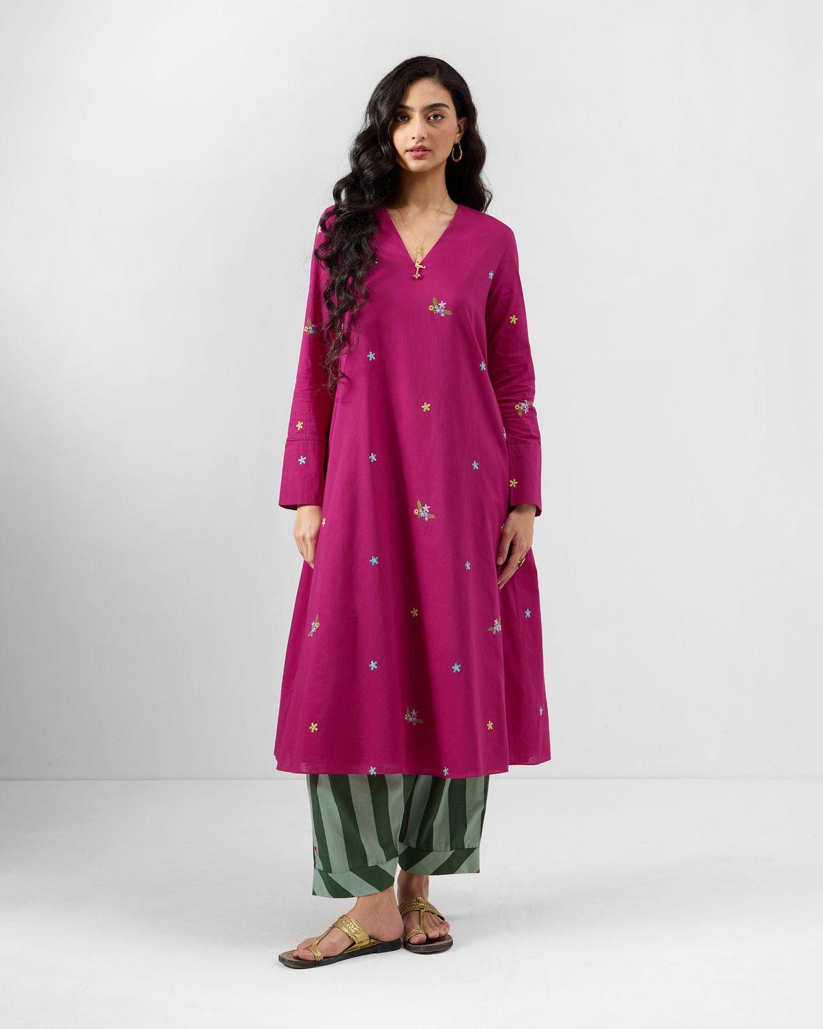 Narsa Kurta - Cotton A-Line